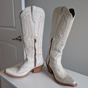 Ariat Casanova White Cowboy Boots